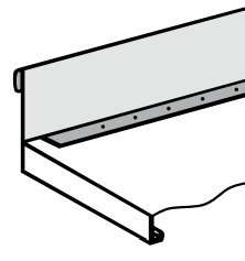 Schuettgutleisten - Verzinkt